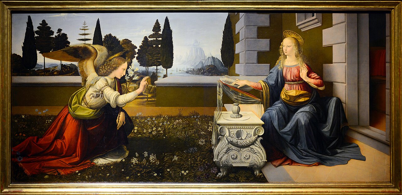The Annunciation, Leonardo da Vinci